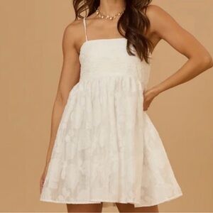 Altar’d State Juno Mini Lace Dress XL white